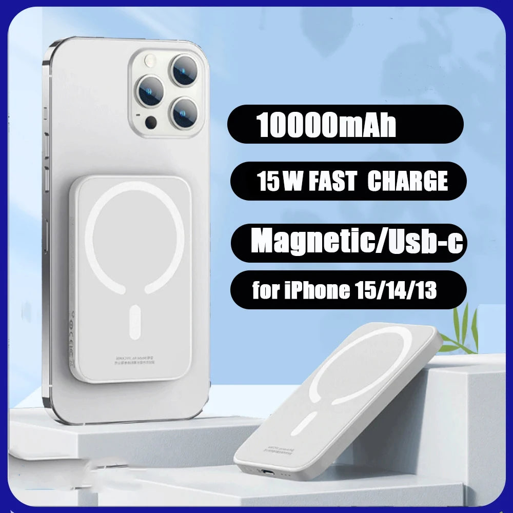 20W Magnetic Wireless iPhone Power Bank